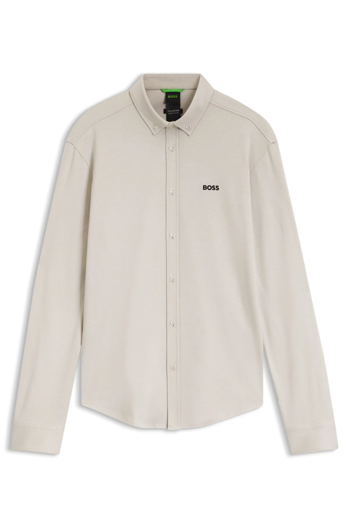 WRINKLE-RESISTANT SHIRT IN COTTON JERSEY WITH NATURAL STRETCH - 1