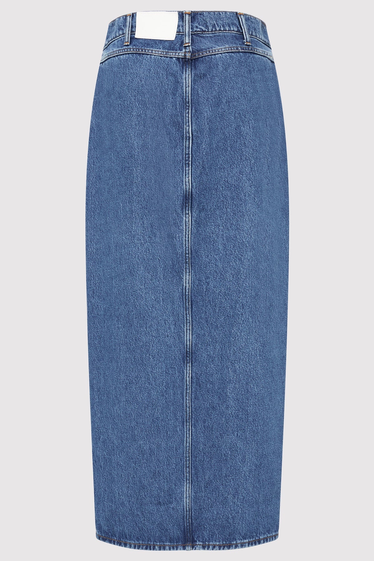 Denim Maxi Skirt - Denim Blue - 6