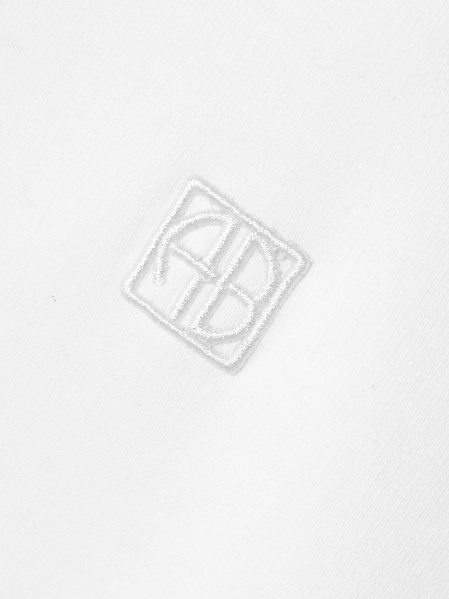 Miles embroidered cotton-jersey sweatshirt White - 4