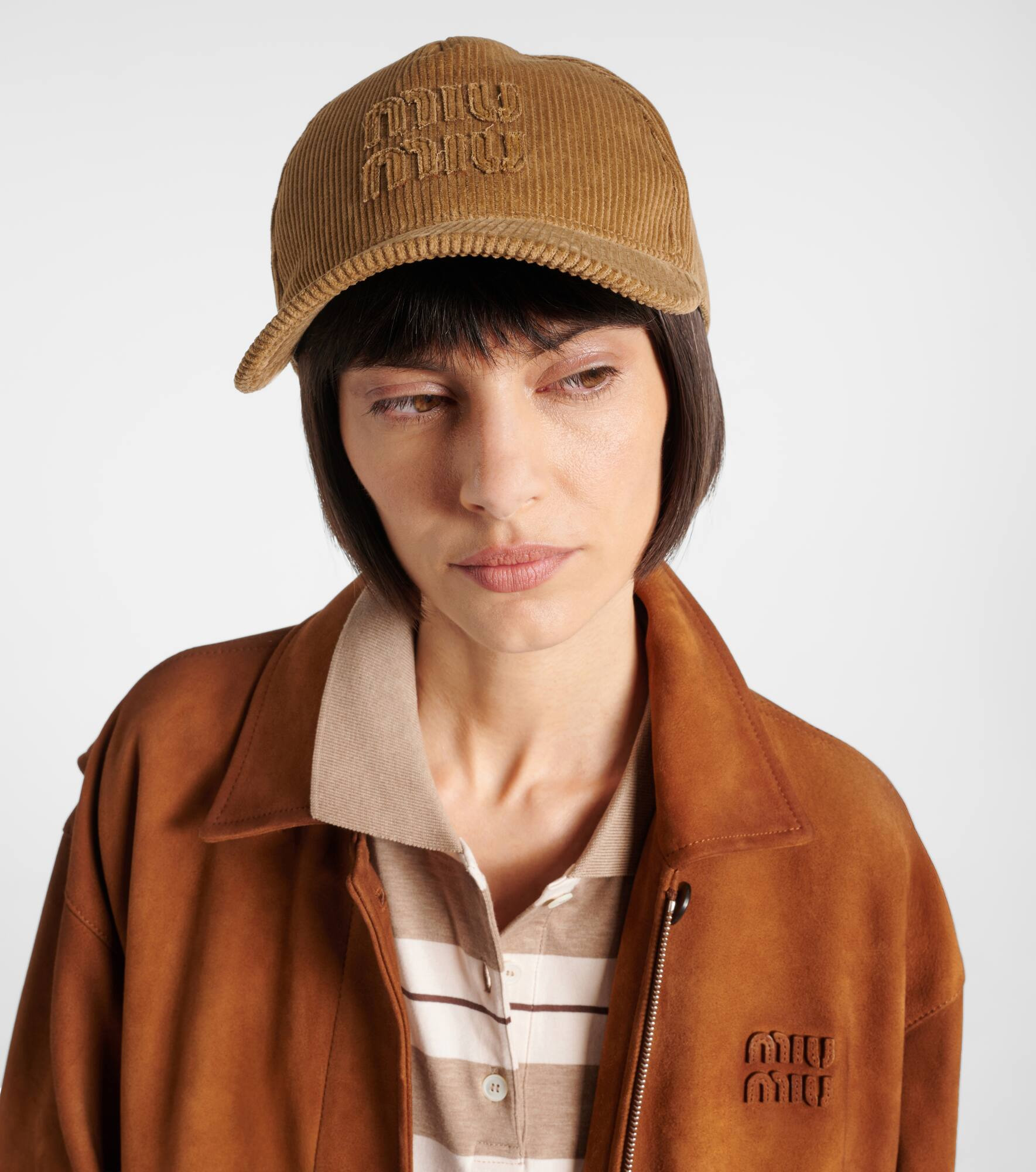 Cotton velvet baseball cap - 5