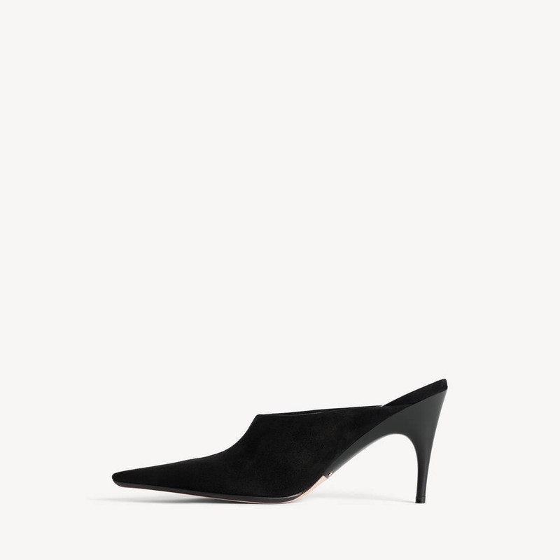 BALENCIAGA Women's Duchesse Mule in Black outlook