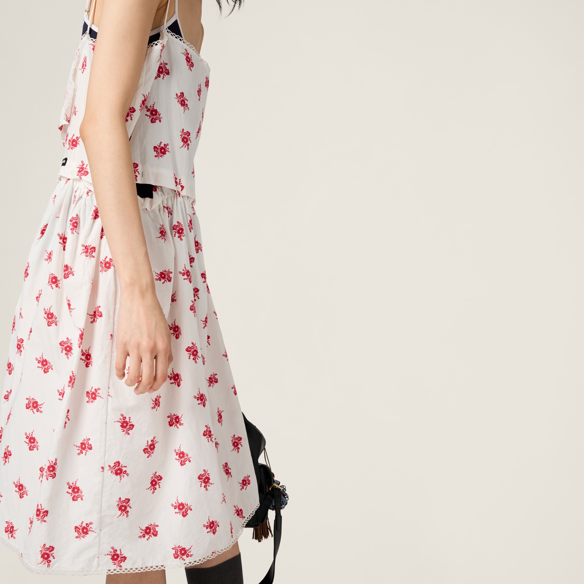 Slubbed poplin dress - 5