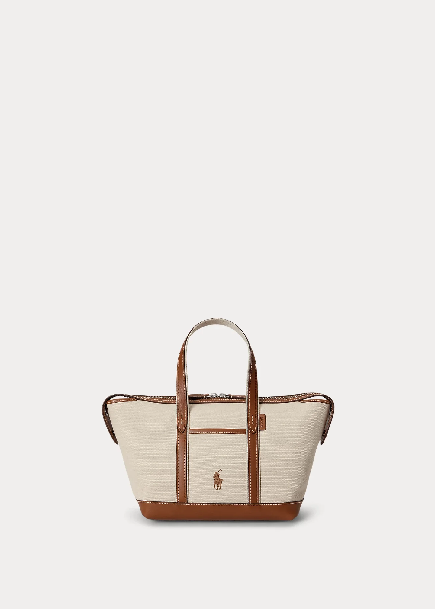 Cotton Canvas Mini Shopper Tote - 1