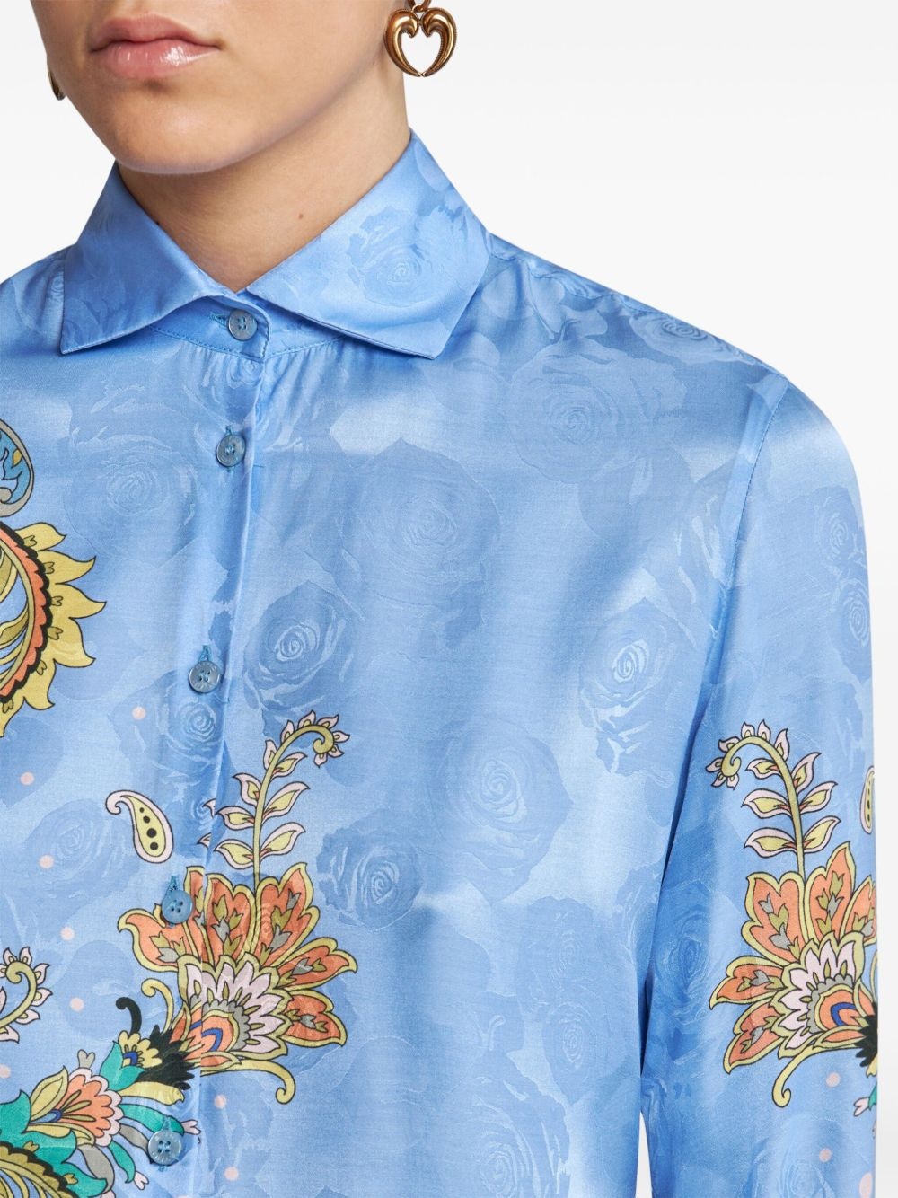 paisley-print shirt - 4