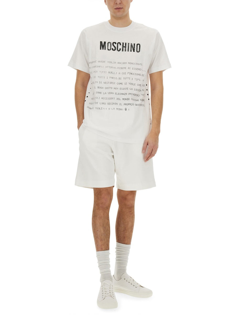 Moschino Men Logo Print T-Shirt - 2