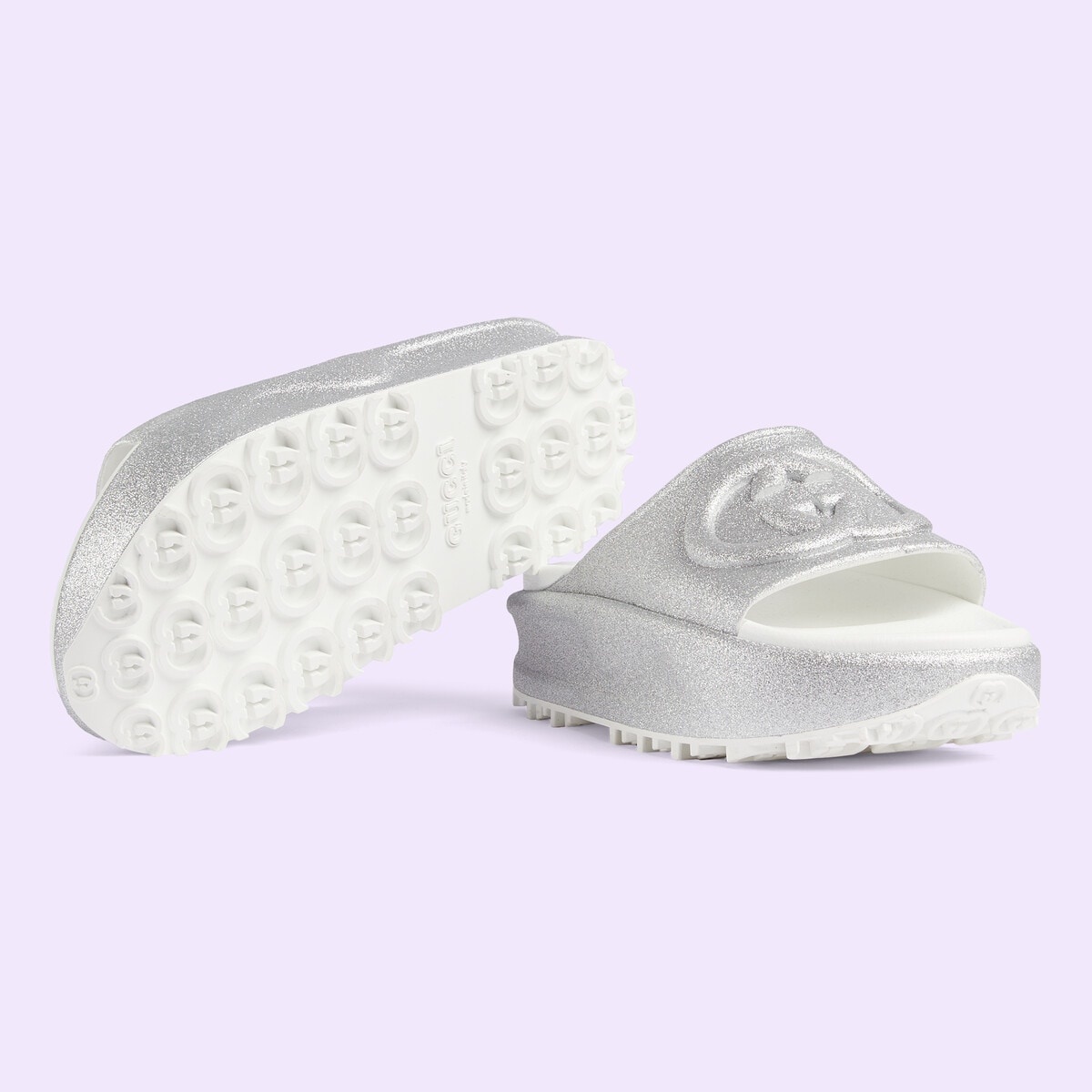 Women's Interlocking G slide sandal - 5