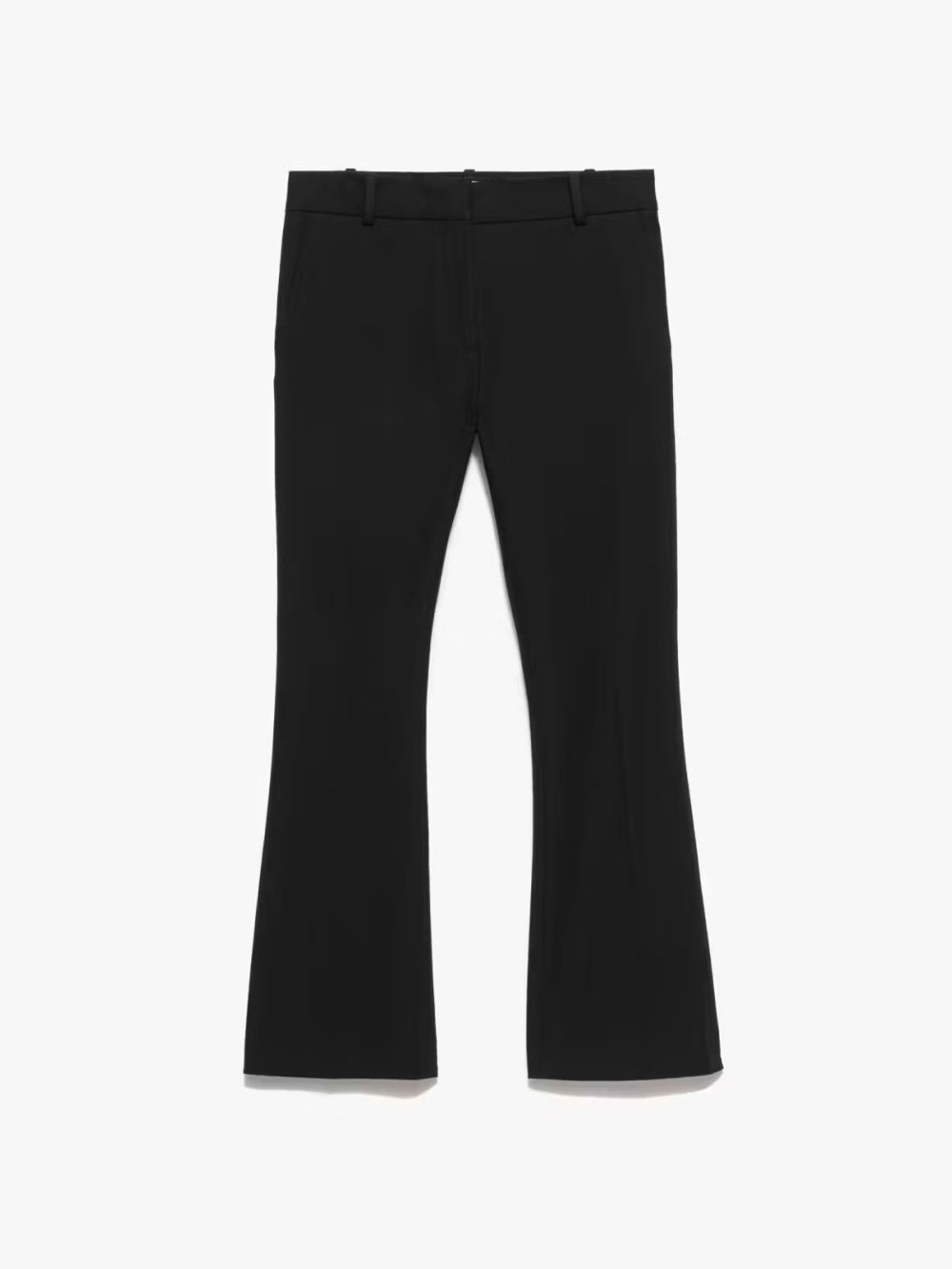 Le Crop Mini Boot Trouser in Noir - 1