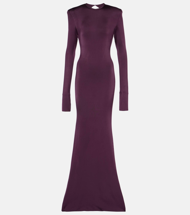 Open-back gown - 1