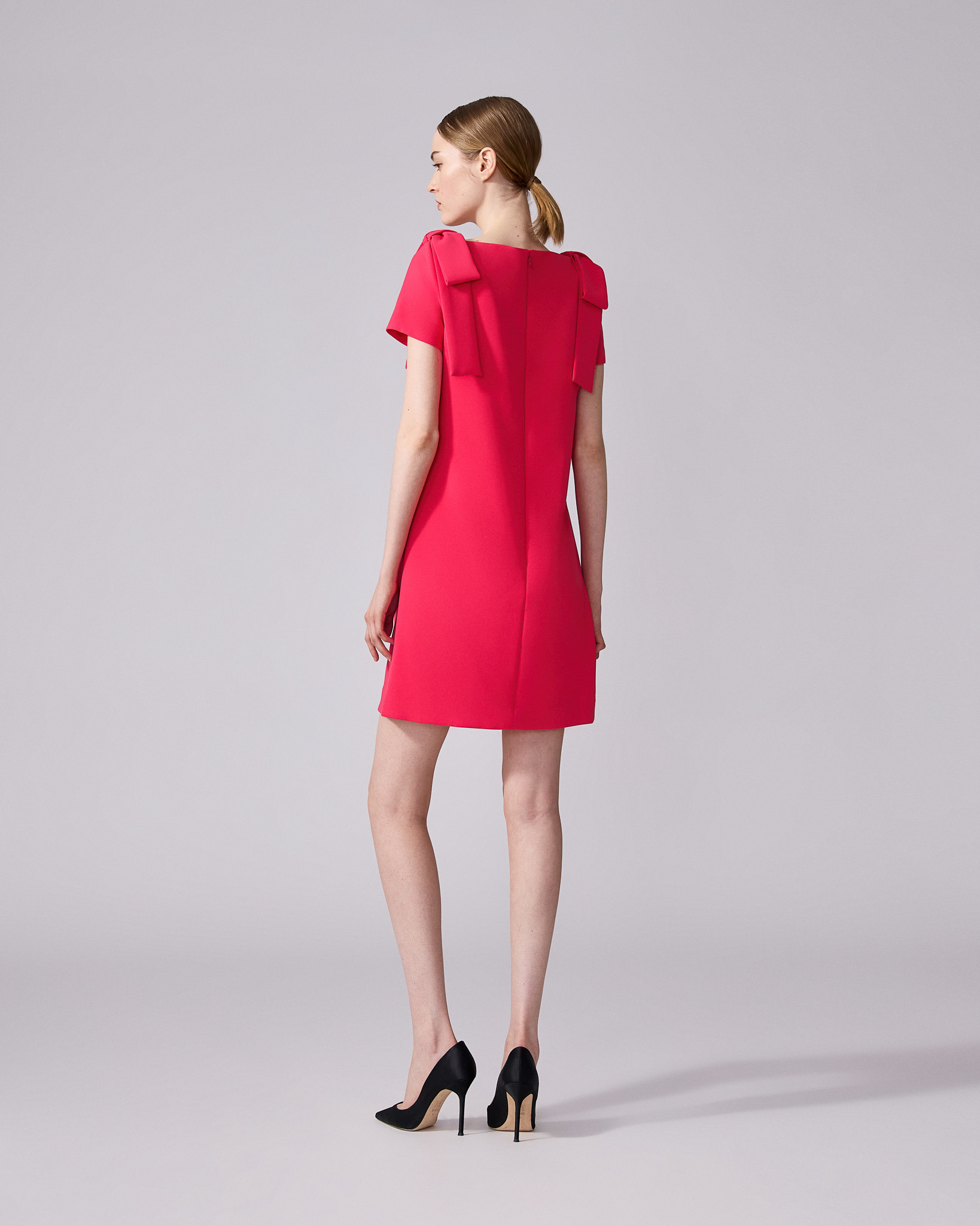 Shift Dress With Bows - 3