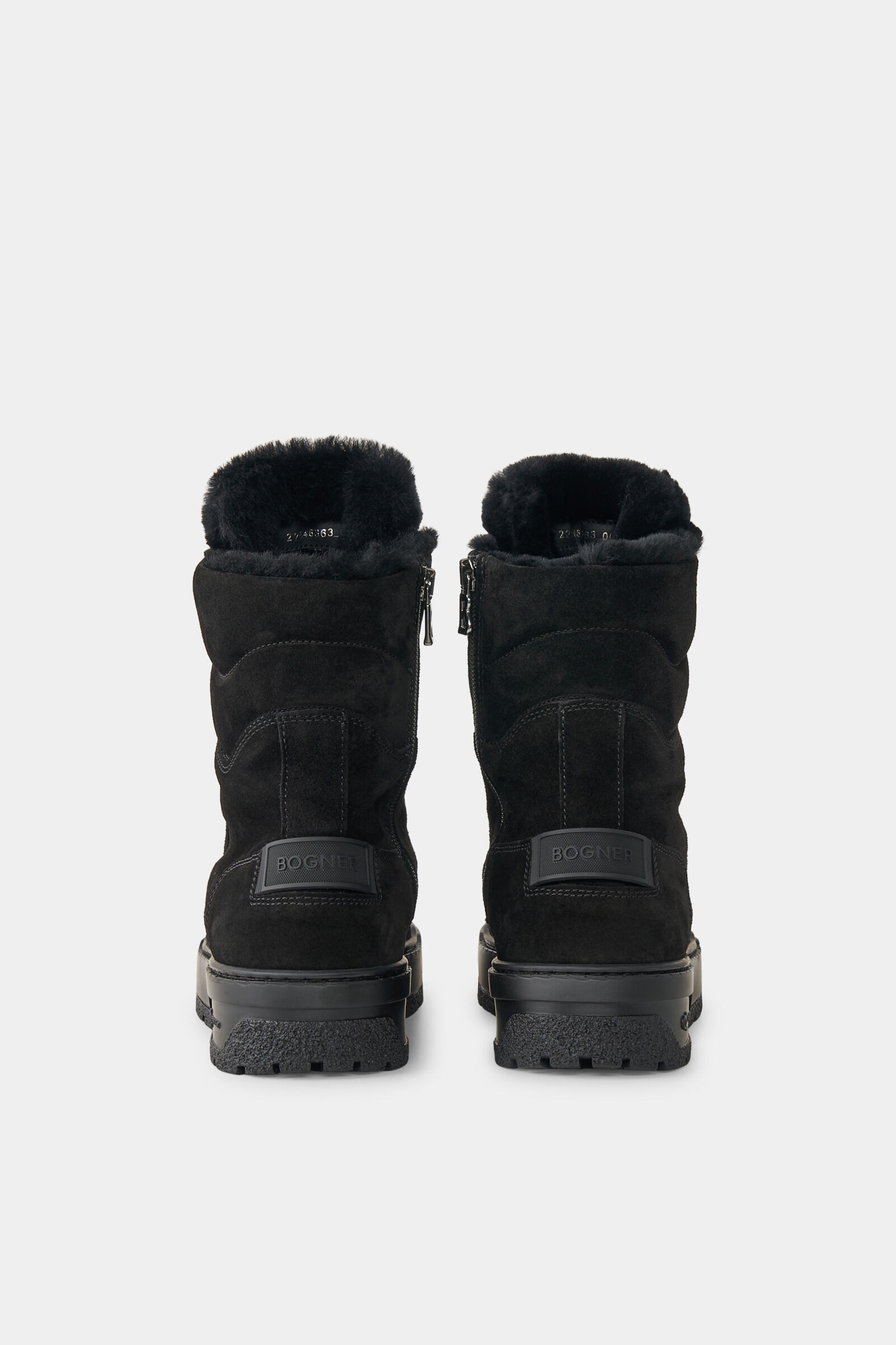Calgary lace-up boots with spikes in Black - 5