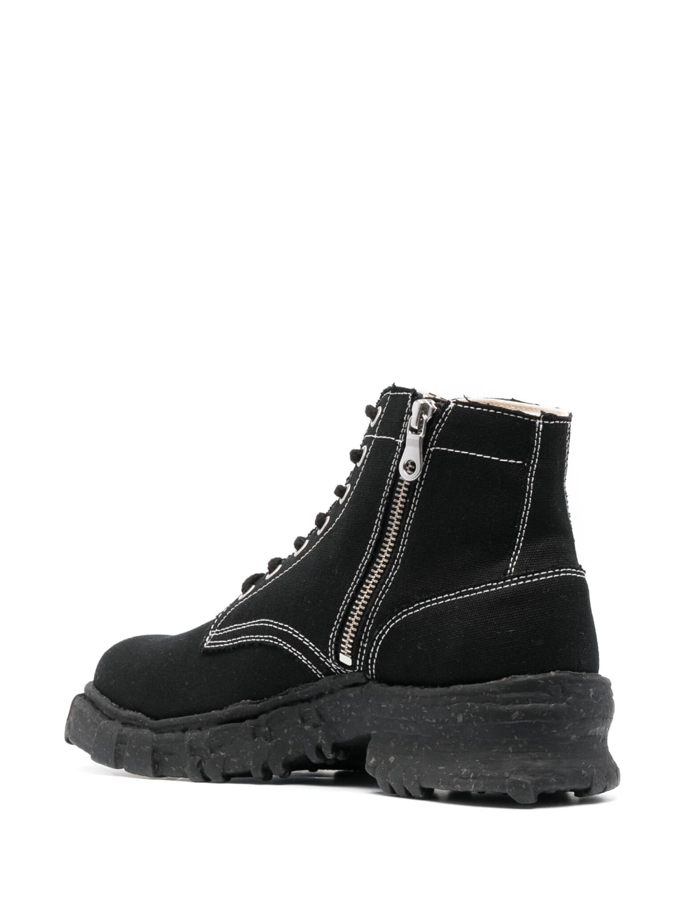 side-zip canvas boots - 3