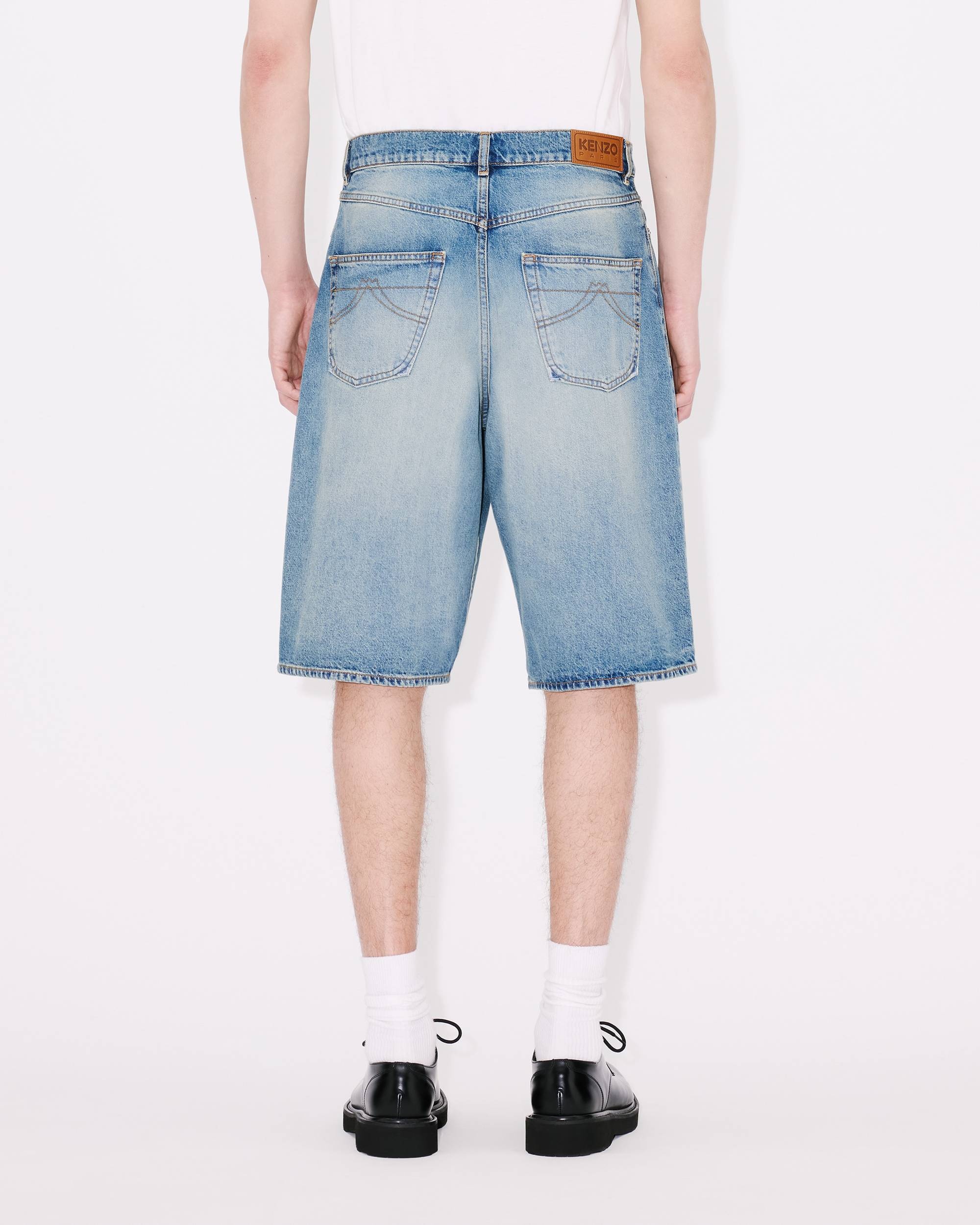 Straight shorts in japanese denim - 4