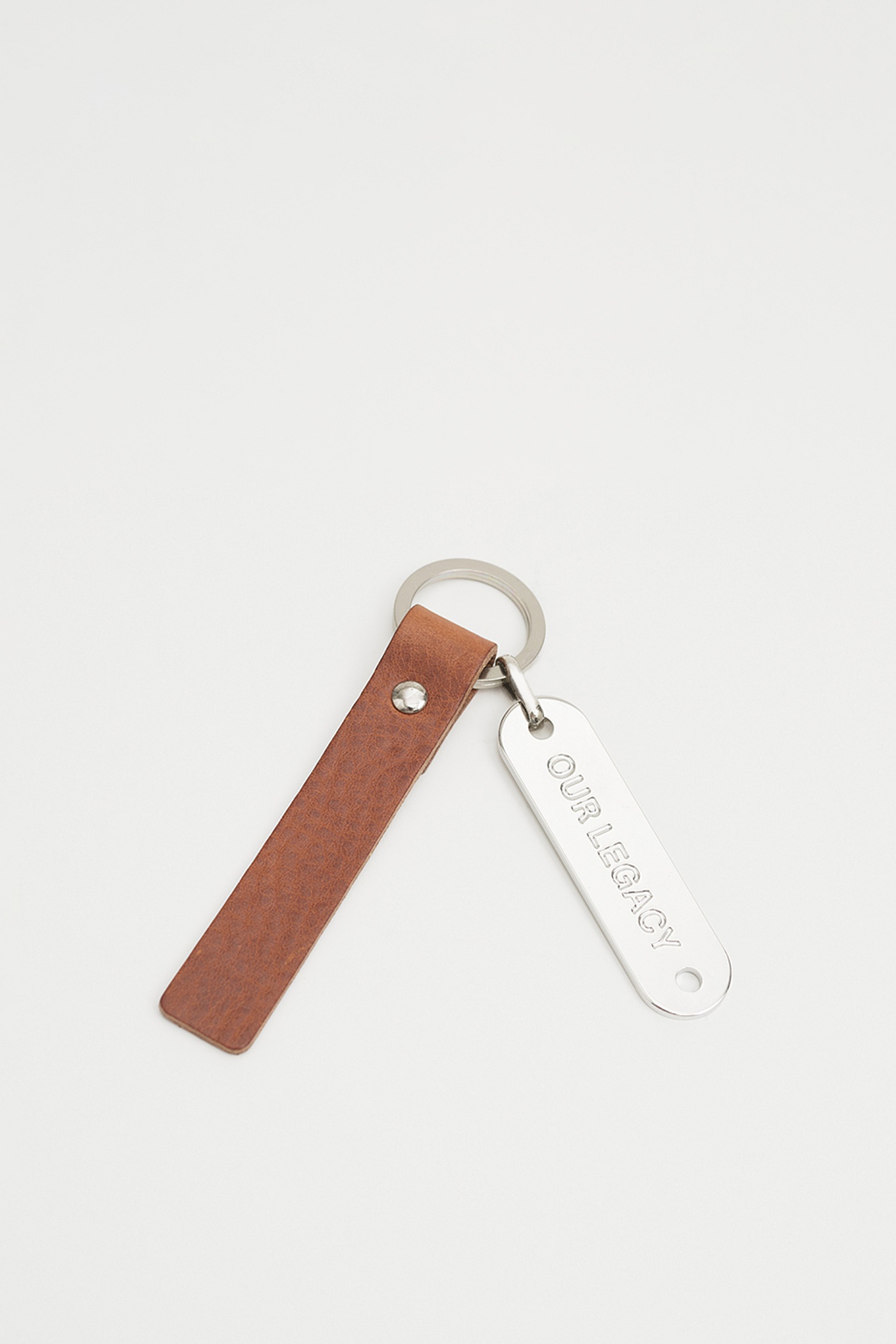 Ring Keyring Grizzly Cognac Leather - 1