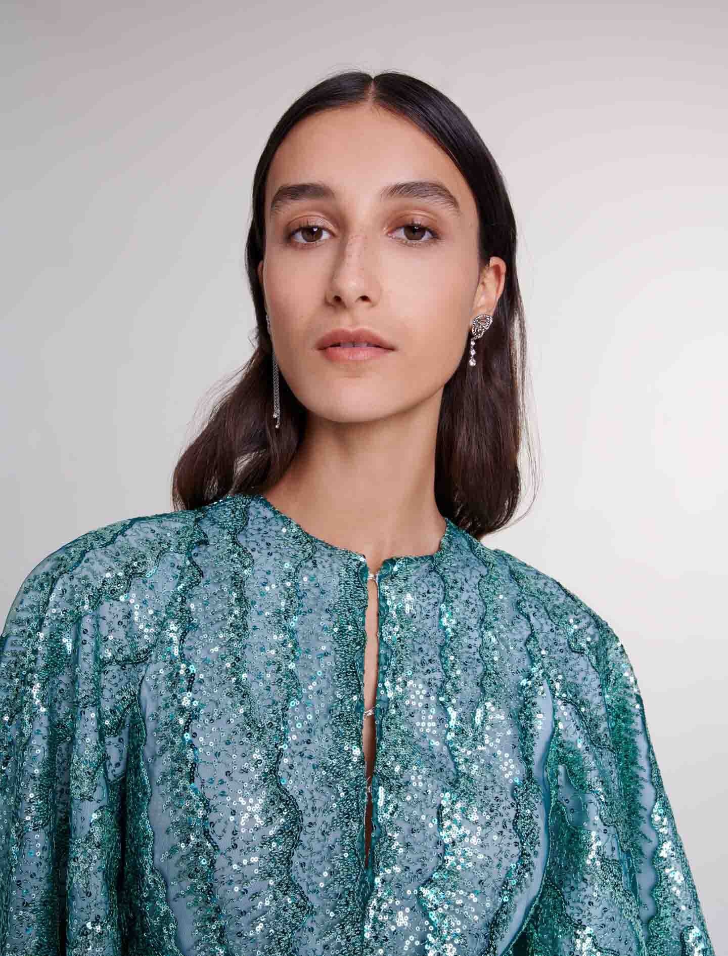 Sequin maxi dress - 3
