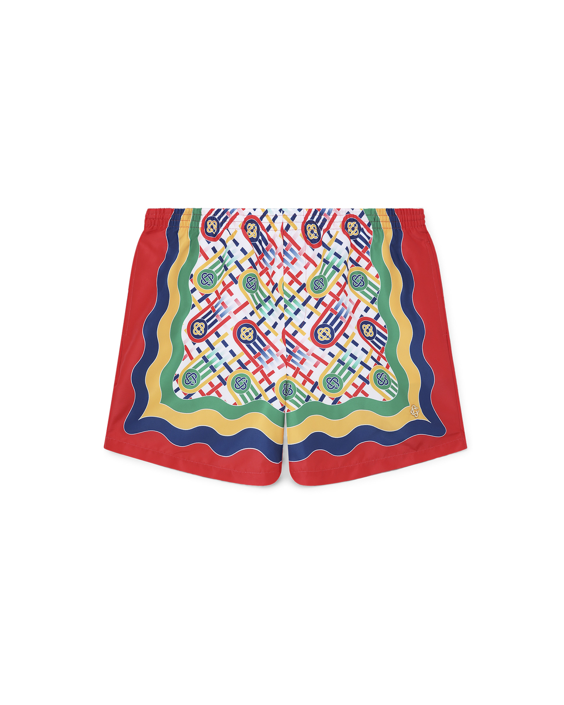 Ping Pong Monogram Swim Trunks - 1