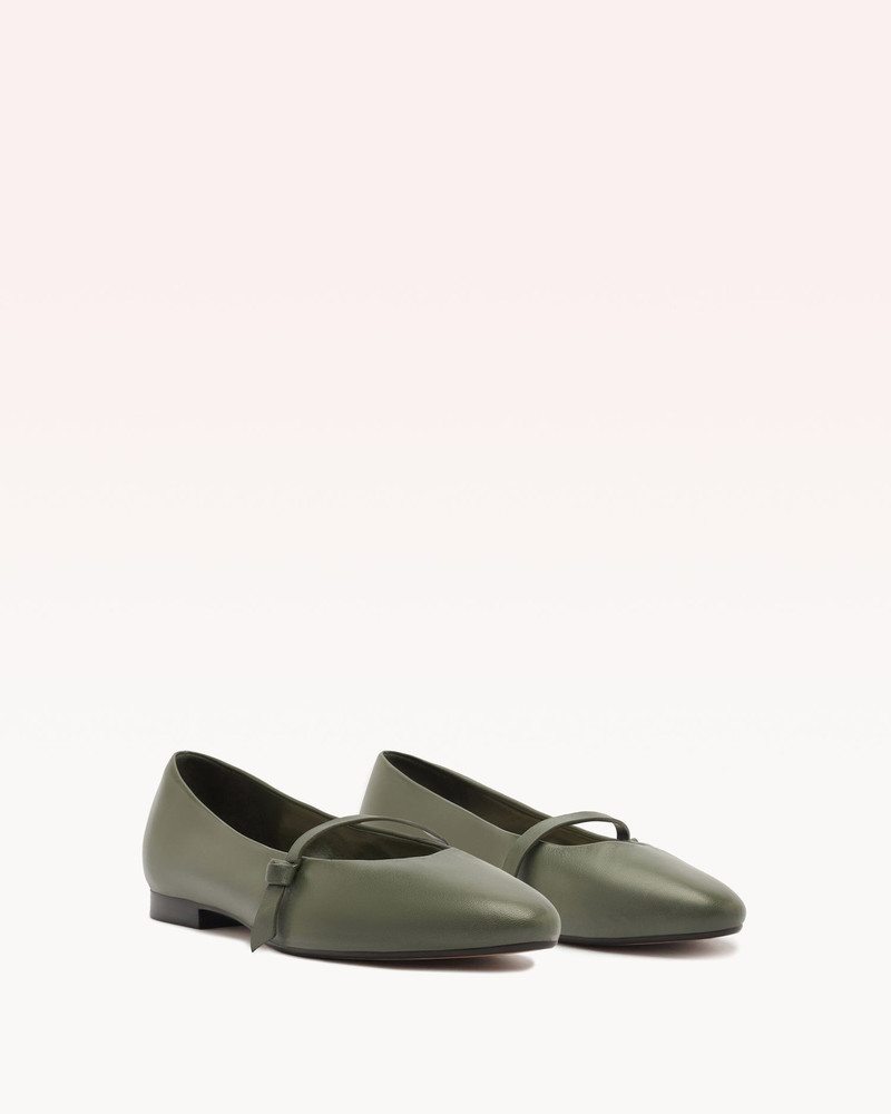 ALEXANDRE BIRMAN SLIM CLARITA BALLERINA OLIVINE outlook