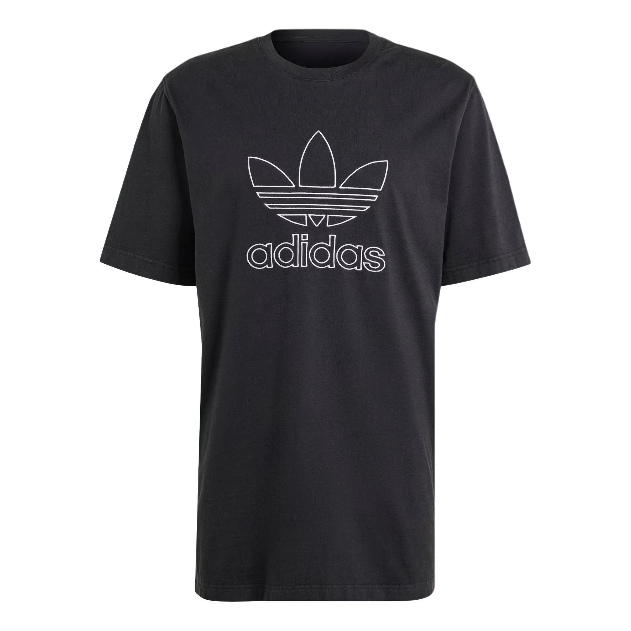 adidas Adicolor Outline Trefoil T-shirt 'Black' IU2347 - 1