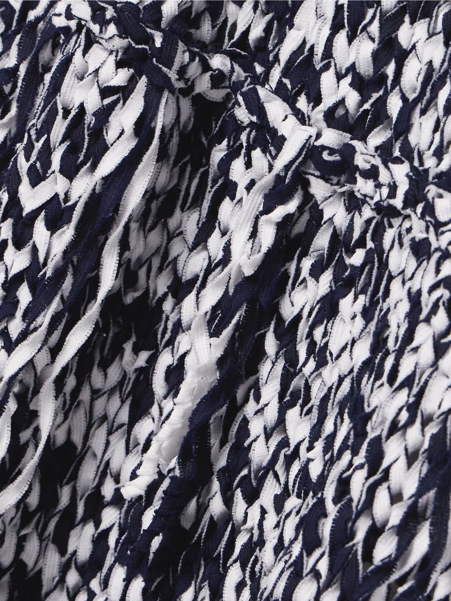 Inna fringed cotton-blend midi skirt Navy - 6