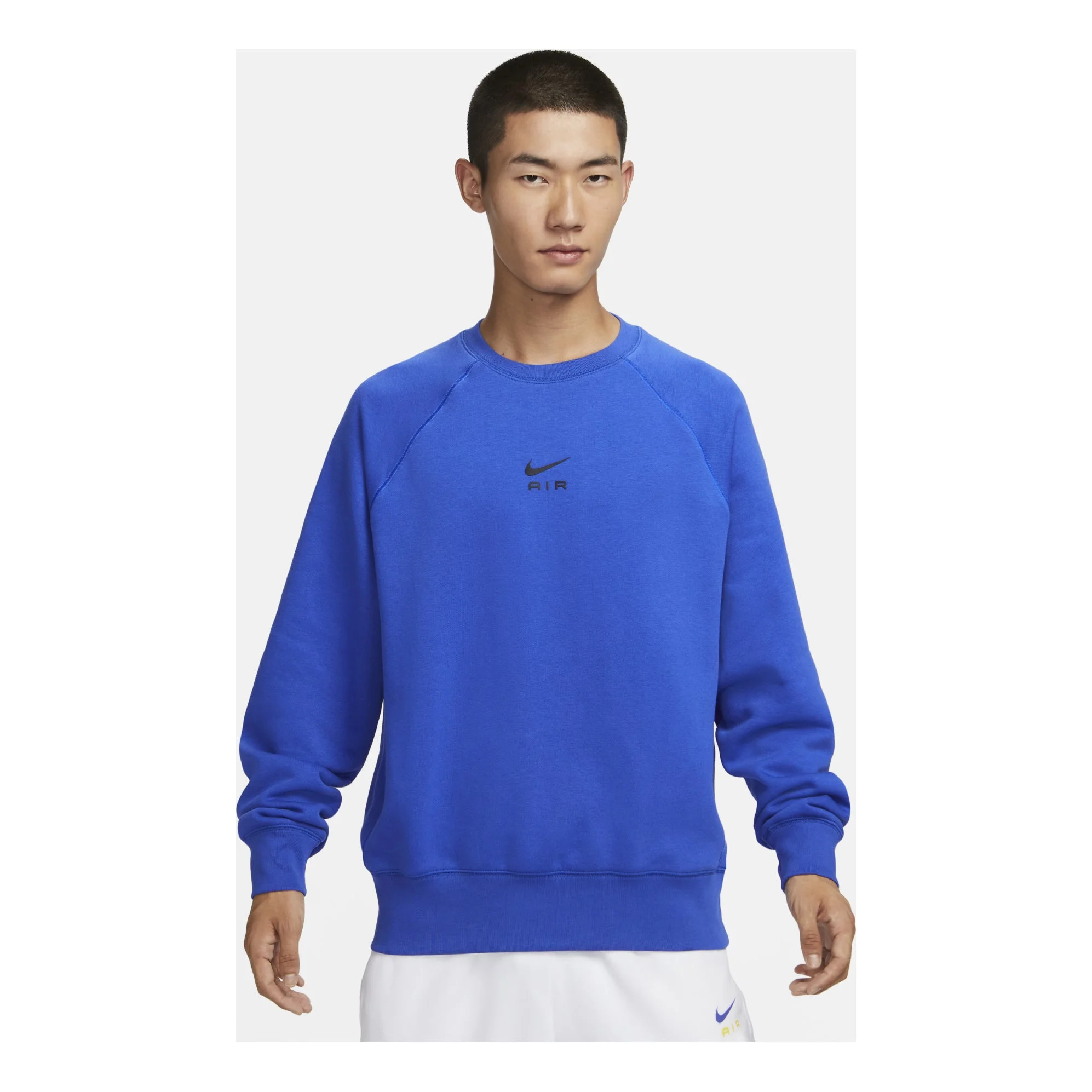 Nike Air Fleece Crew Sweatshirt 'Blue' FB7204-480 - 1