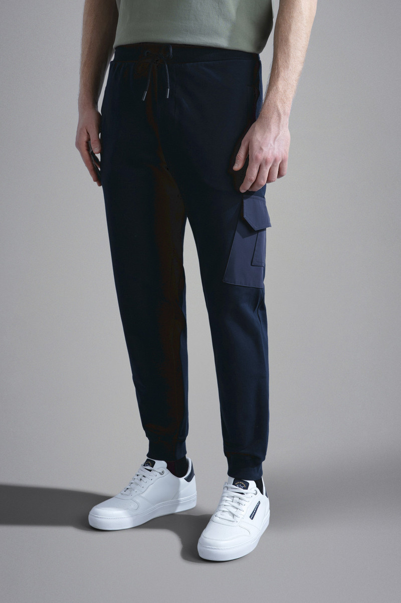 STRETCH COTTON TRACK-PANTS WITH TYPHOON® INSERTS 6