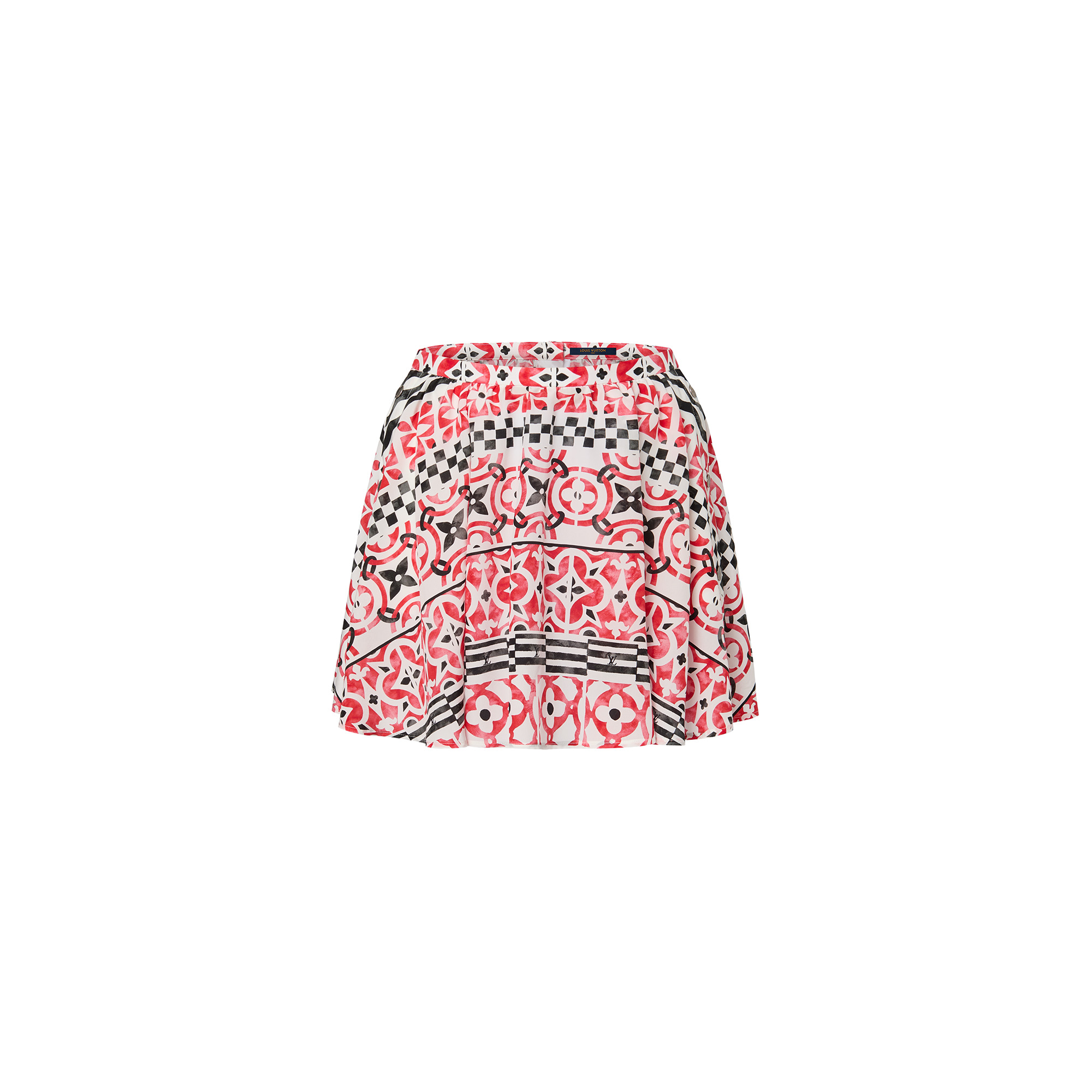 Monogram Tile Mini Skirt - 1