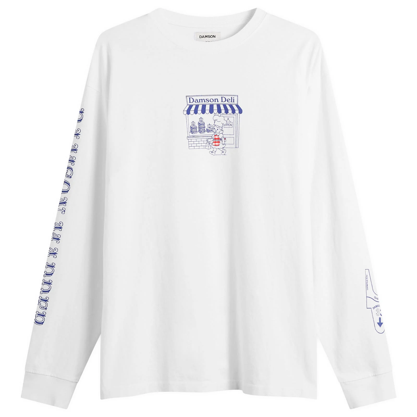 Damson Madder Damson Deli Long Sleeve T-Shirt - 1