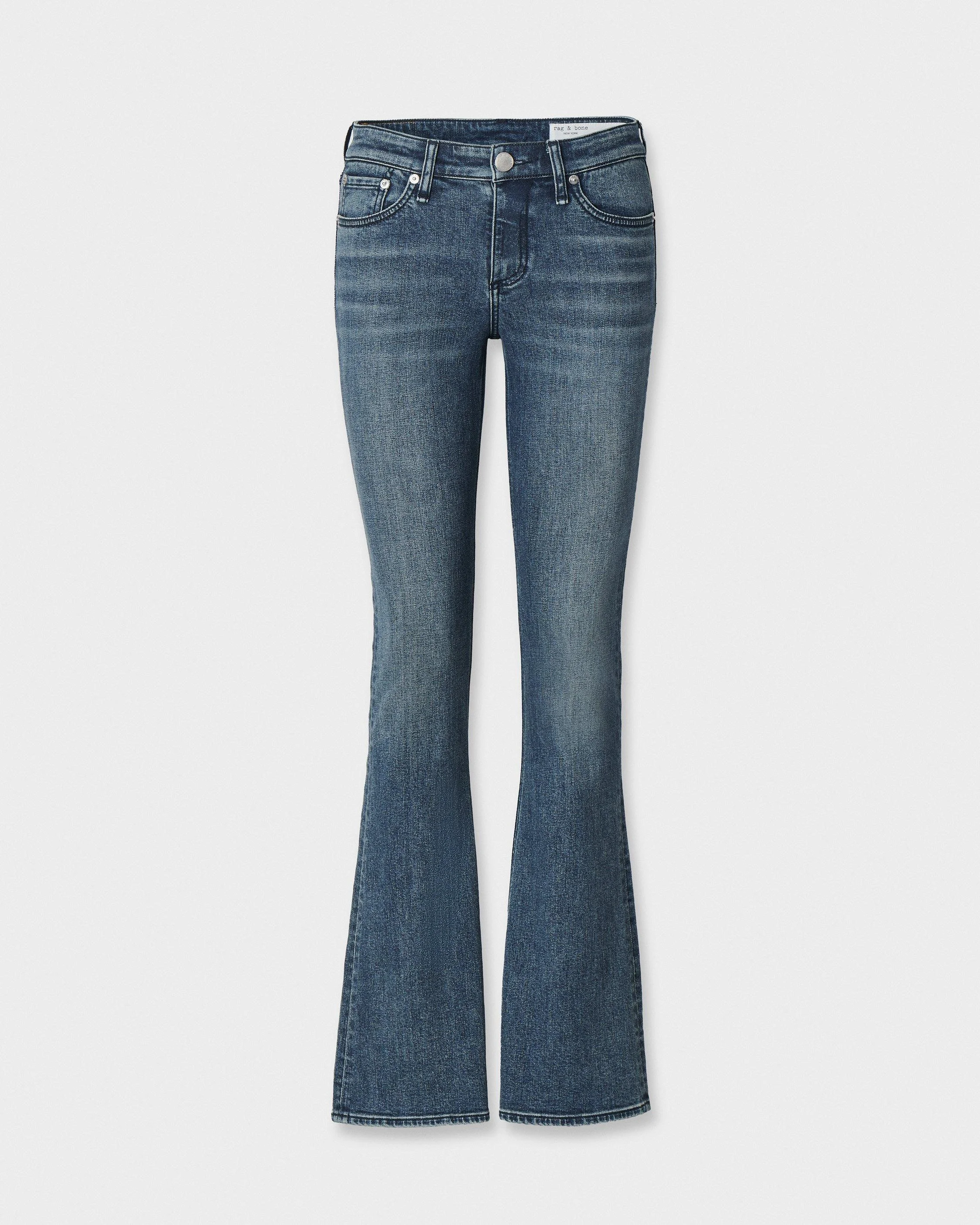 Kinsley Bootcut Jean Low-Rise in Vintage Stretch Denim - 1