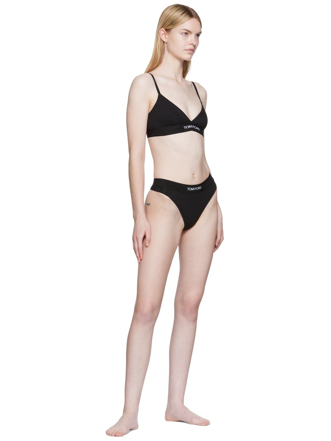 Black Triangle Bra - 4