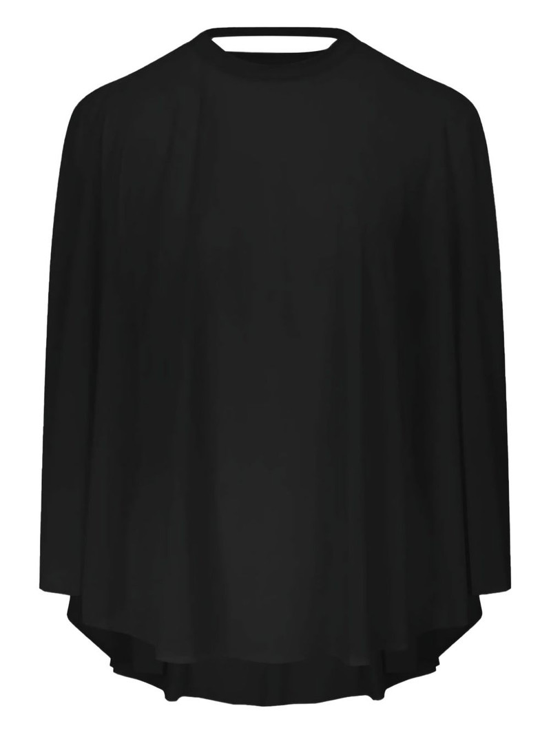 mock-neck blouse 1