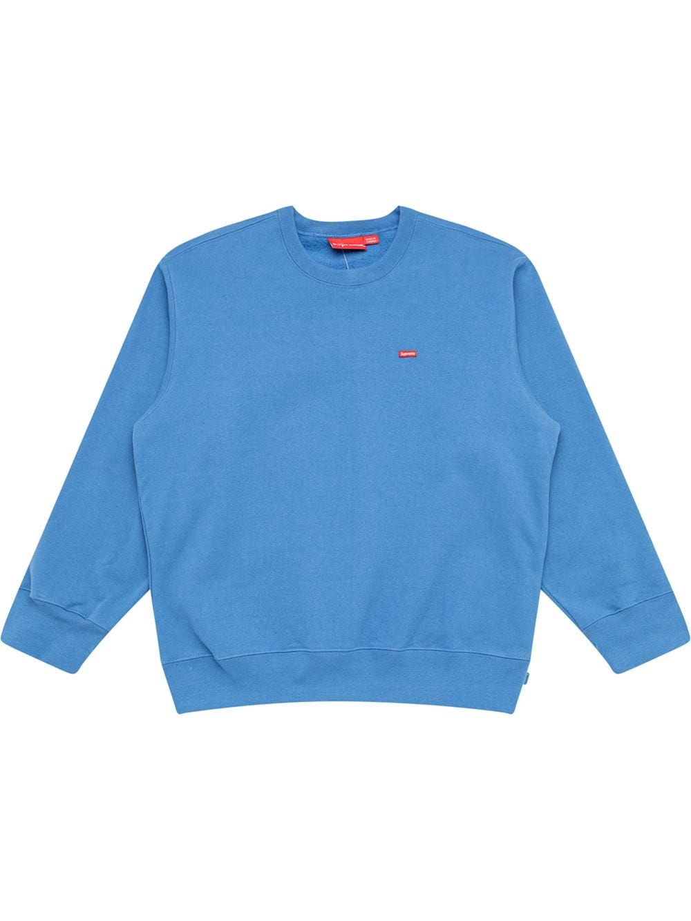 small box logo crewneck sweatshirt - 1