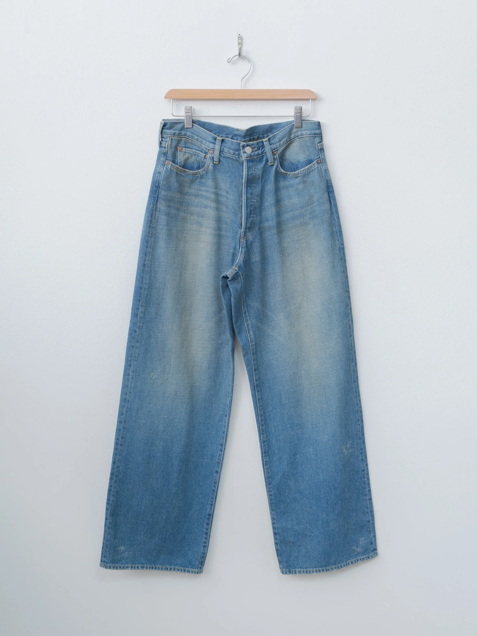 Loose Denim Jeans - Indigo - 1