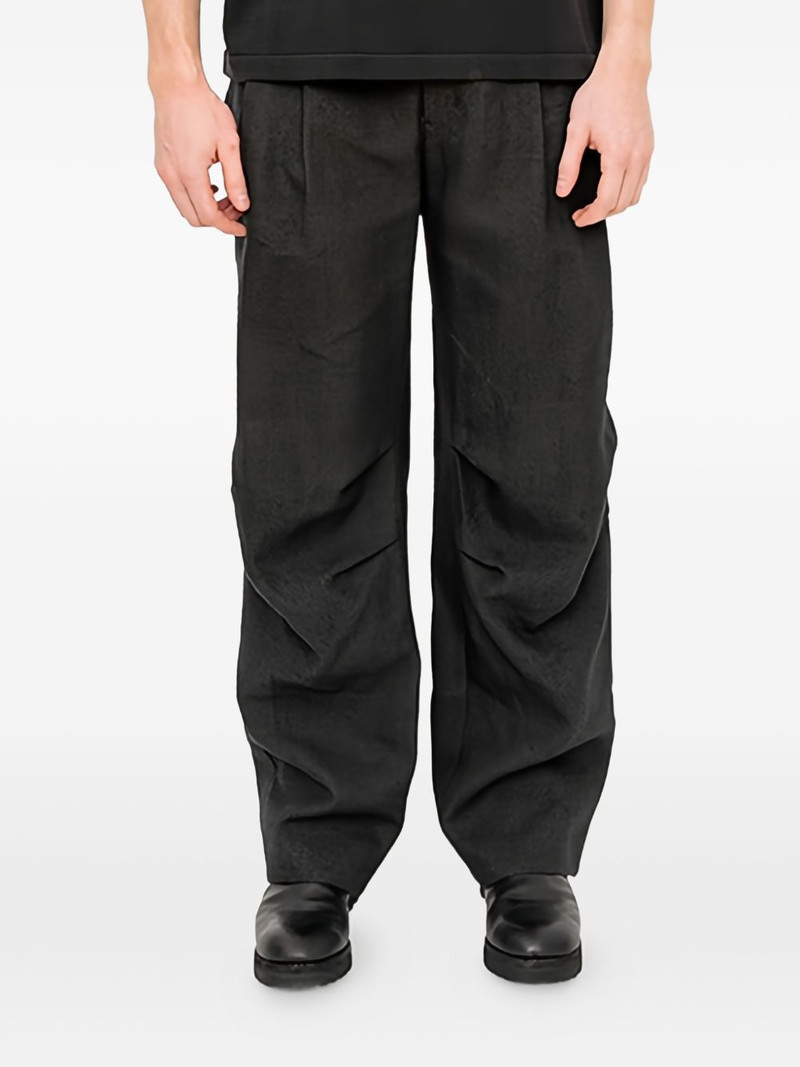 pleated wide-leg trousers 1