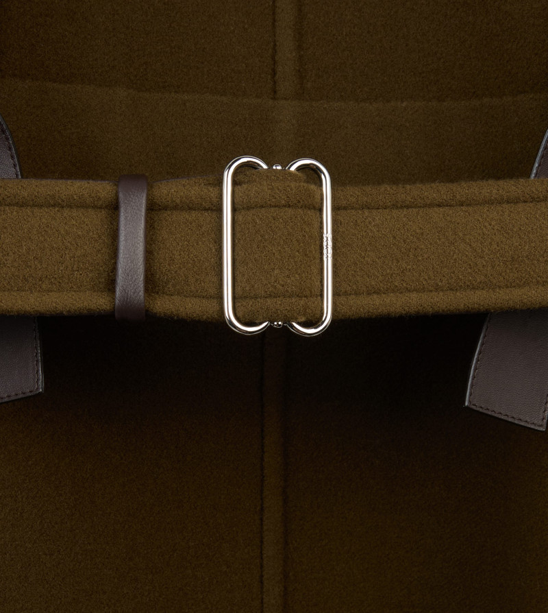 CAPE IN WOOL - GREEN 7