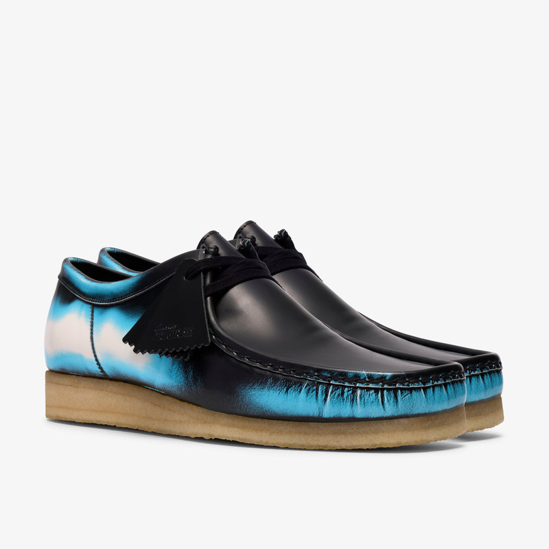 Wallabee Black Brush Off 4