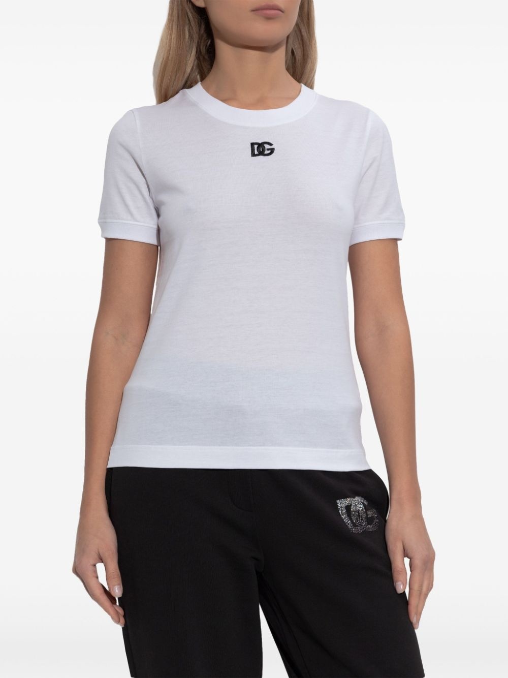 embroidered-logo T-shirt - 3