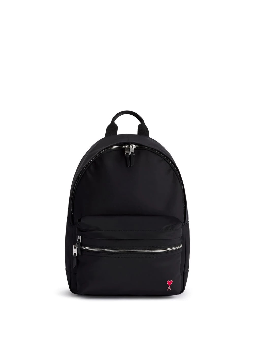 logo-plaque zip-fastening backpack - 1