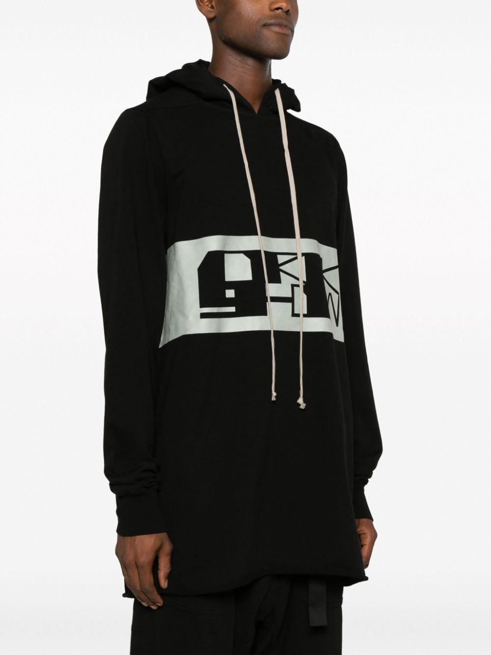 DRKSHDW logo-print hoodie - 3