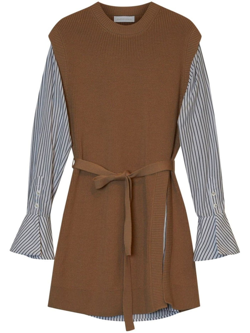 Shai layered belted minidress 1
