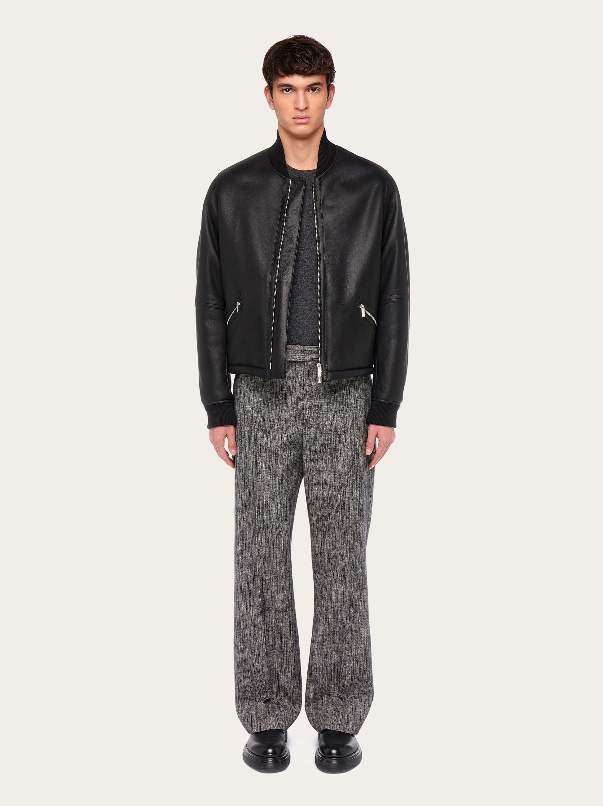 Shearling merino bomber - 7