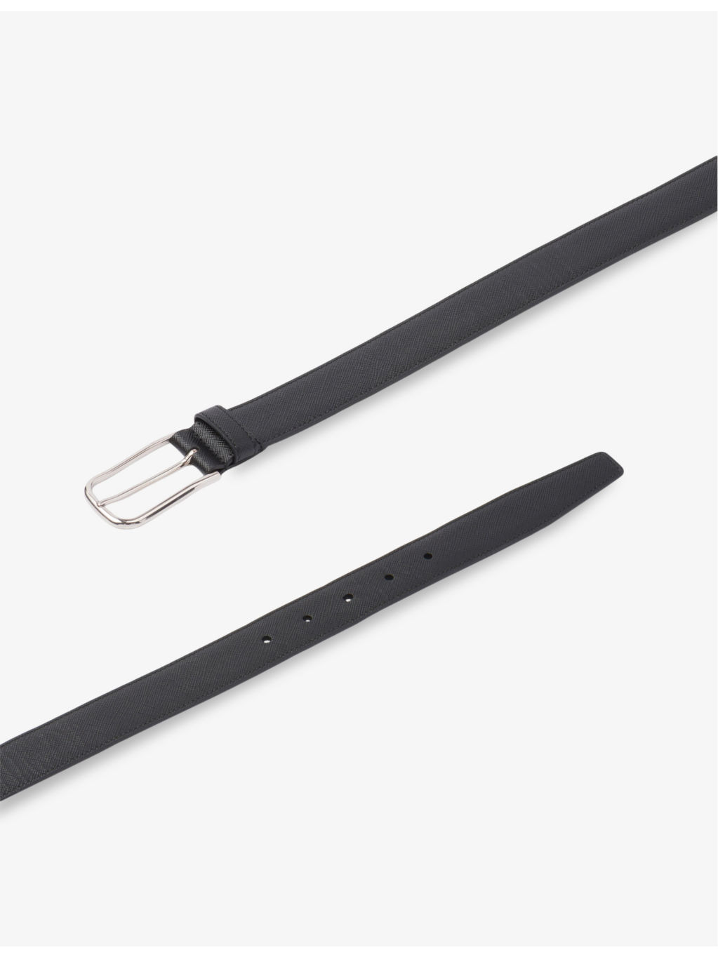 Logo-embellished leather belt - 4