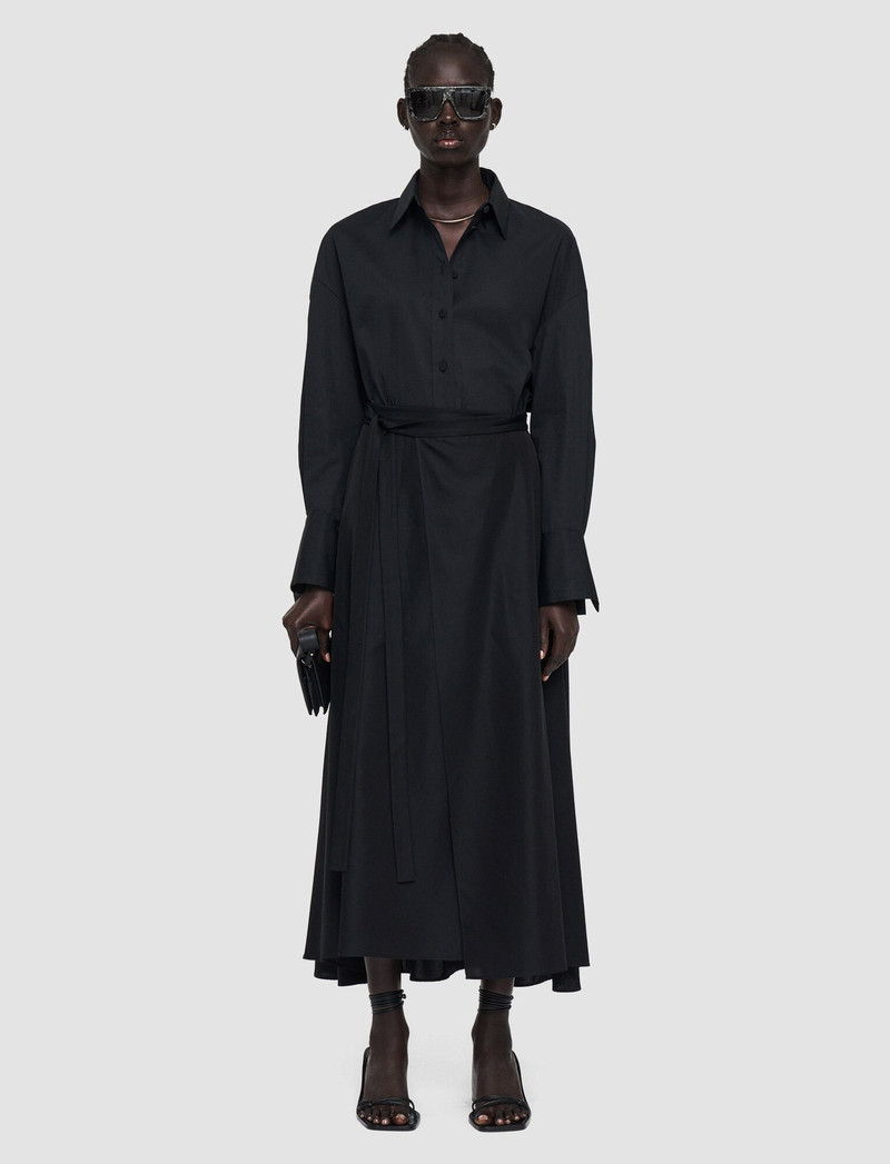 JOSEPH Light Cotton Sateen Alix Skirt outlook