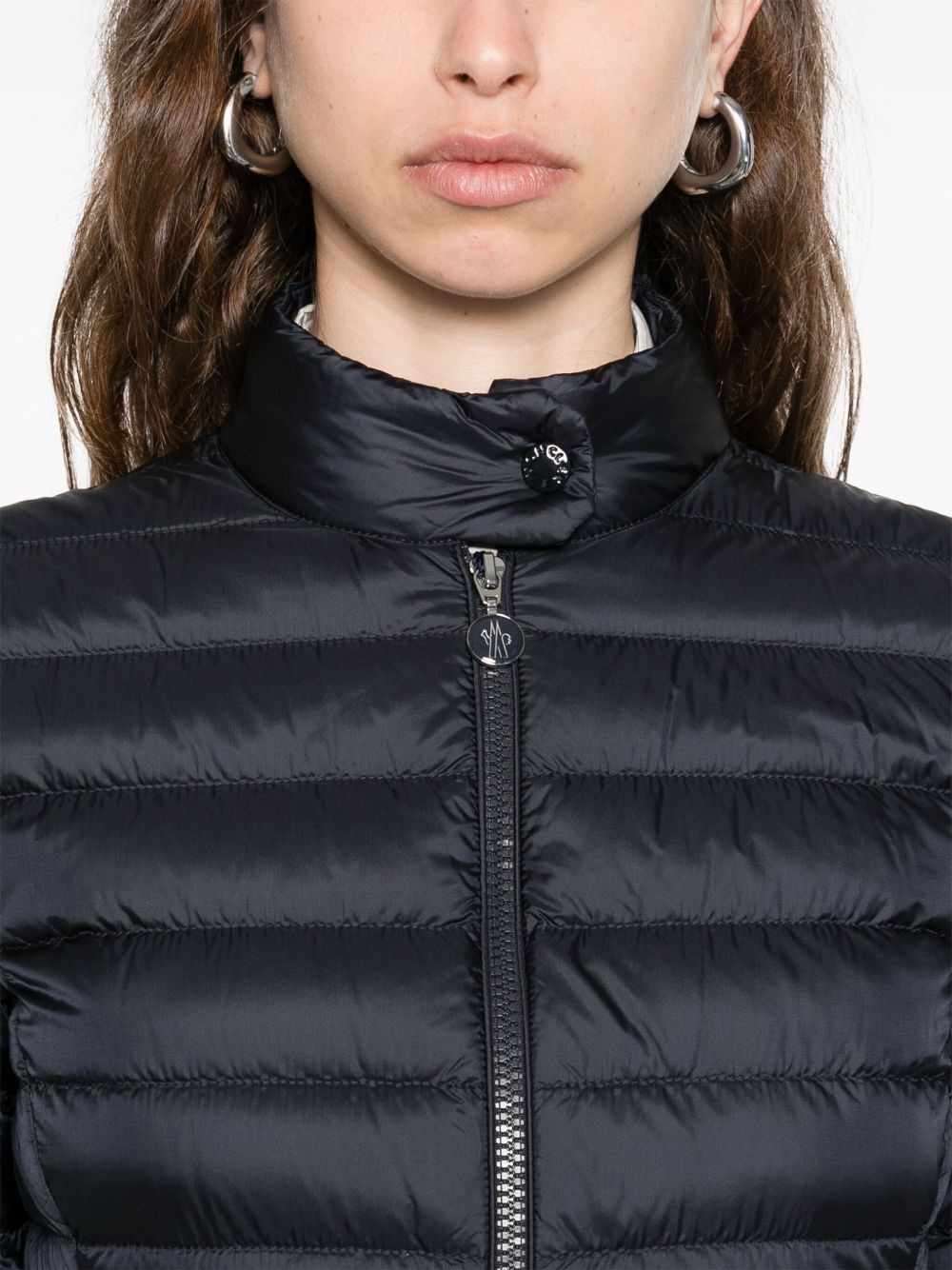 quilted zip-front jacket - 5