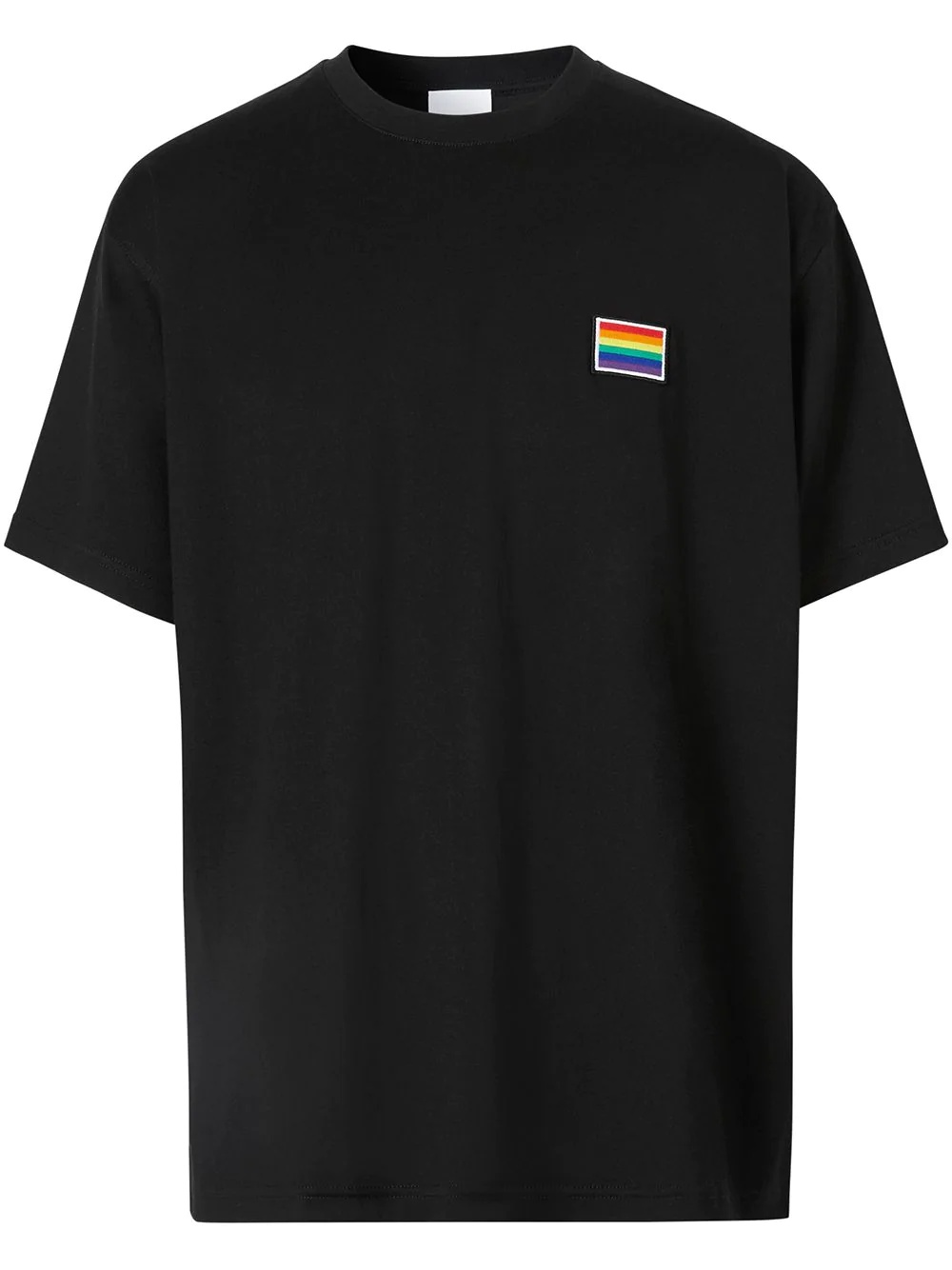 rainbow appliqué T-shirt - 1