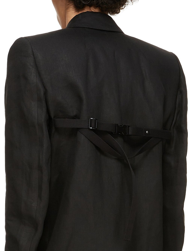 satin-finish blazer 5