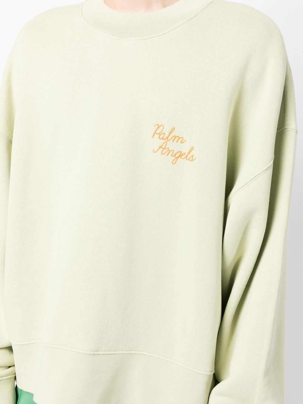 logo-embroidered sweatshirt - 5