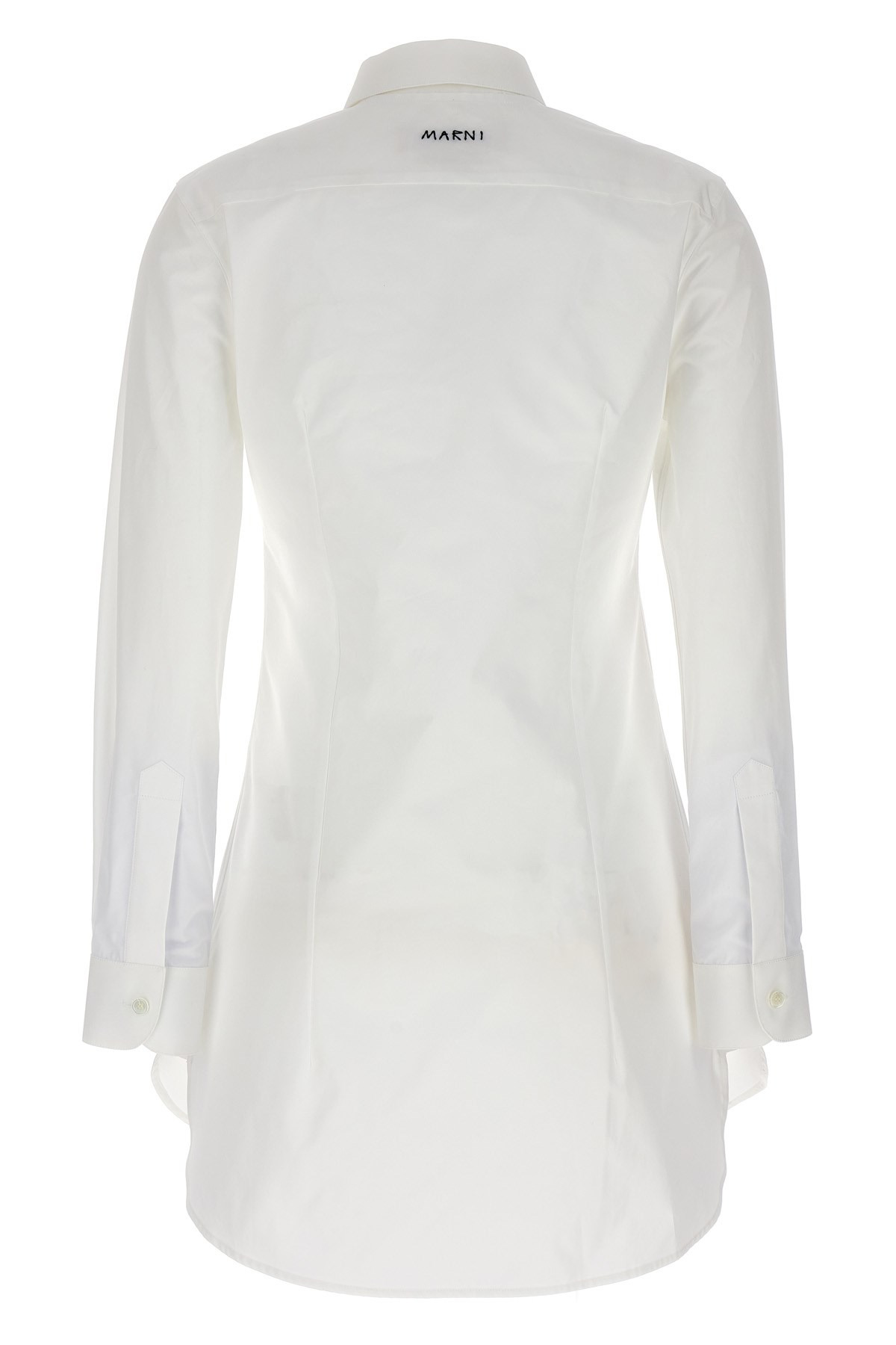 Cut-out collar shirt - 3