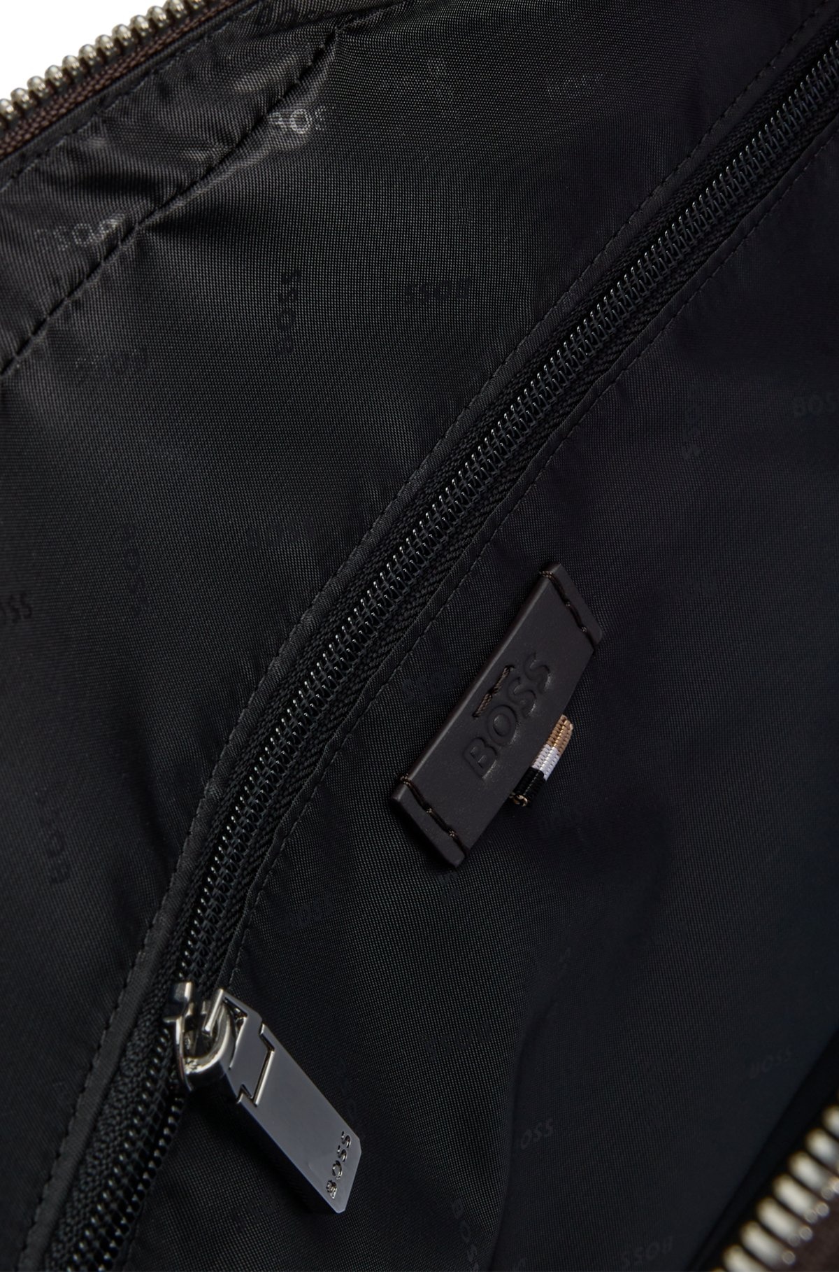 GRAINED ITALIAN-LEATHER DOCUMENT CASE WITH EMBOSSED LOGO - 6