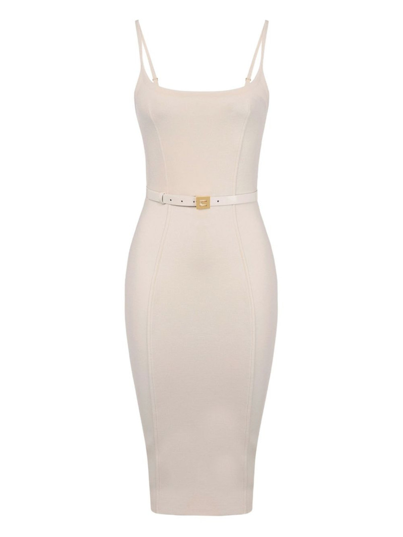 belted sleeveless dress 1