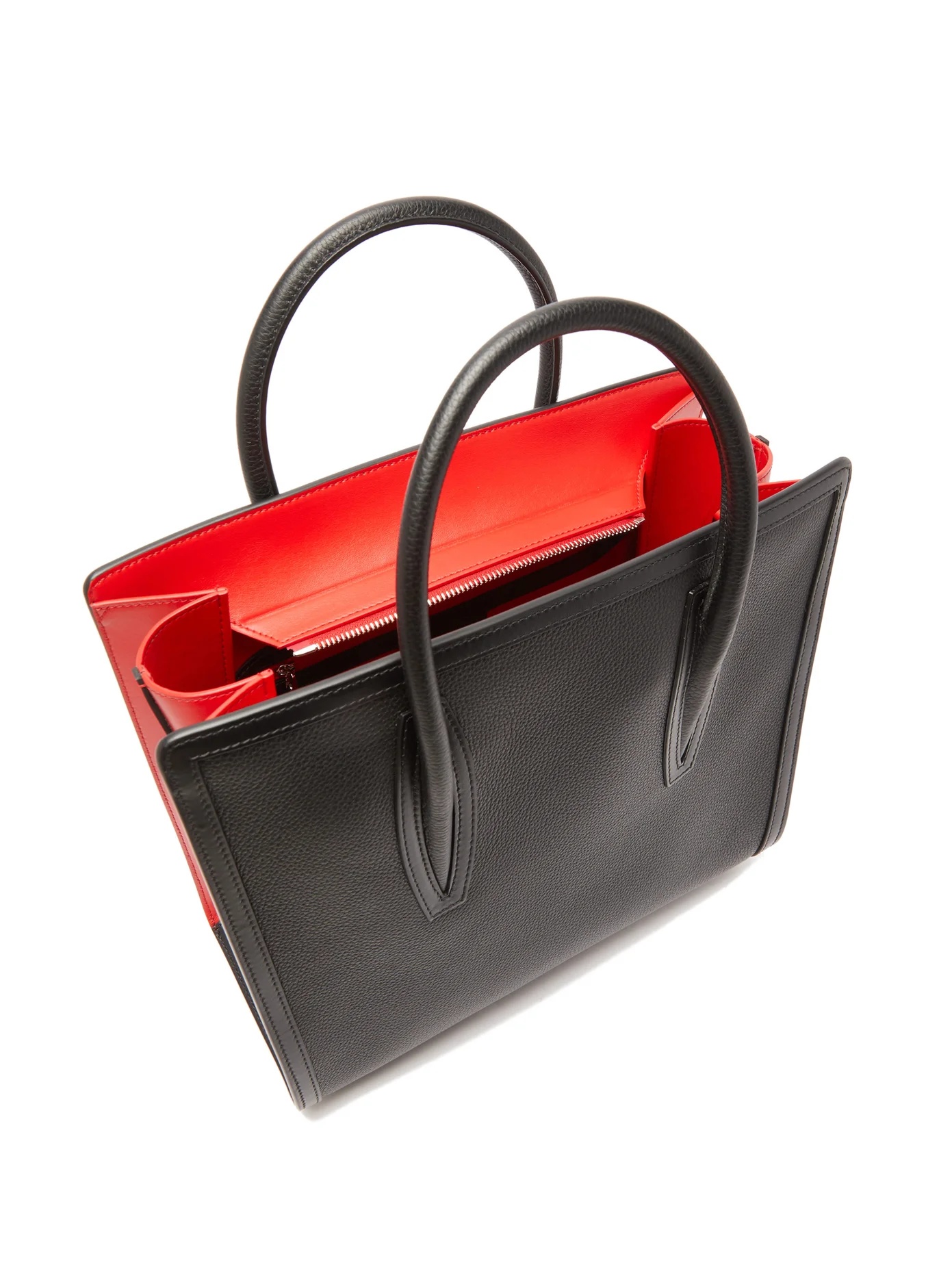 Paloma medium grained-leather tote bag - 5