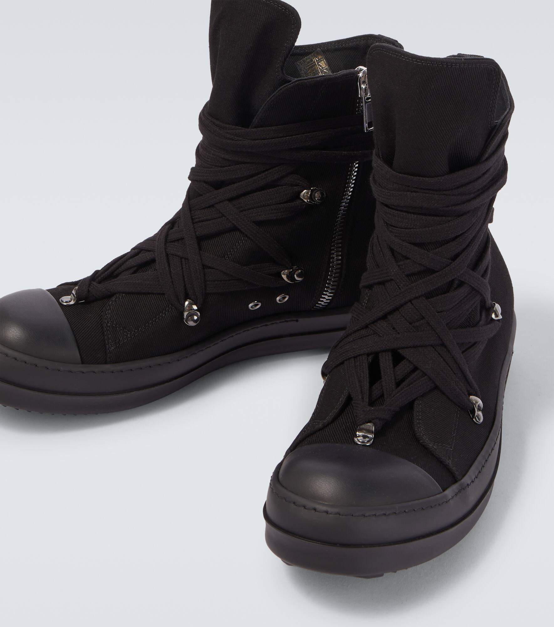 Megalace canvas sneakers - 3